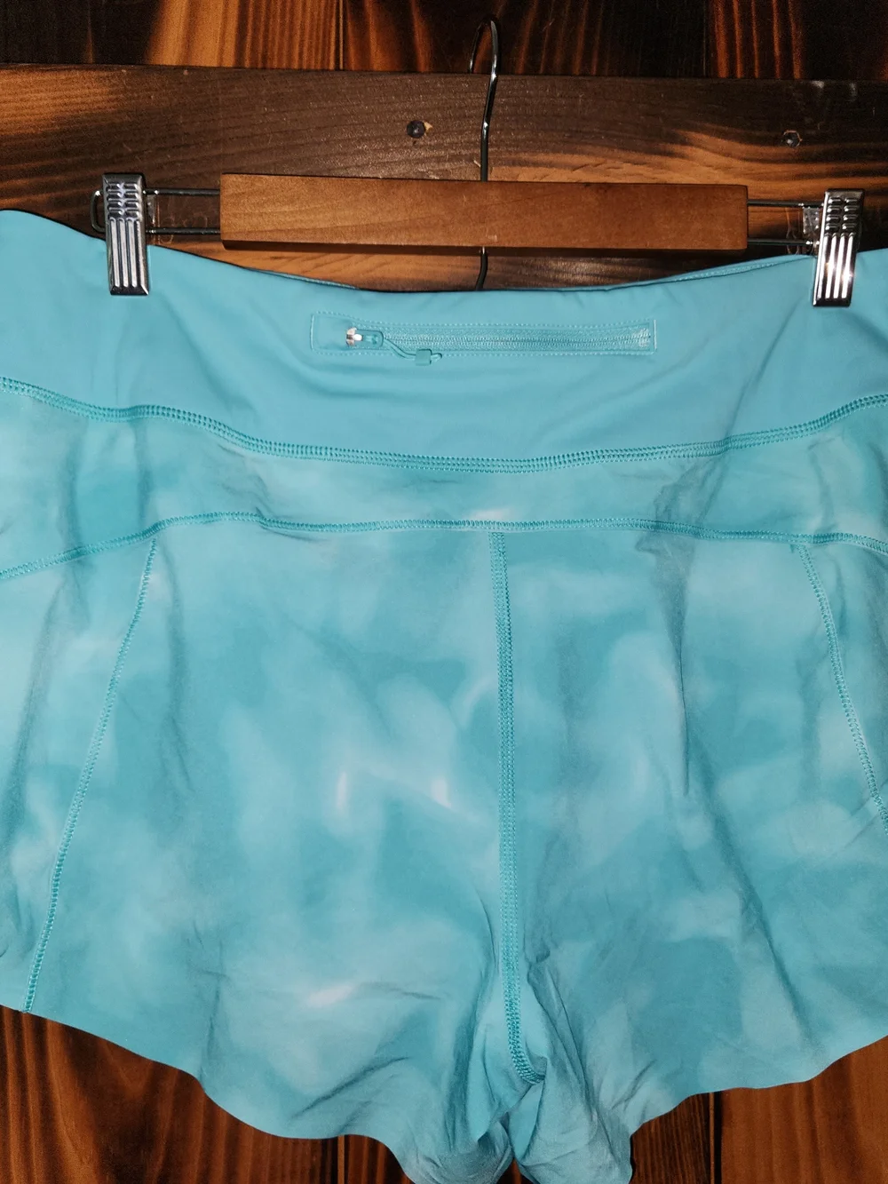Athleta Aqua Blue Run With It Shorty